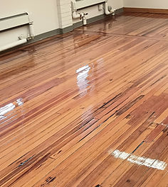 Wood floor refinished