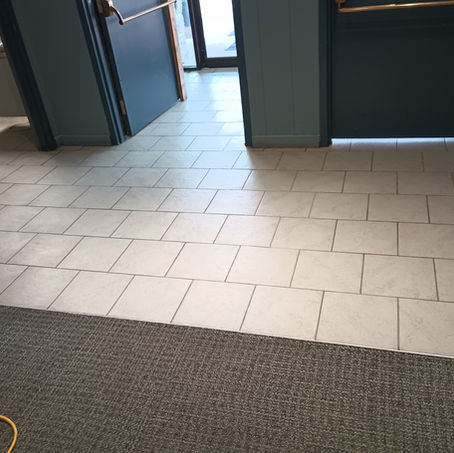 After Deep Cleaning Tile